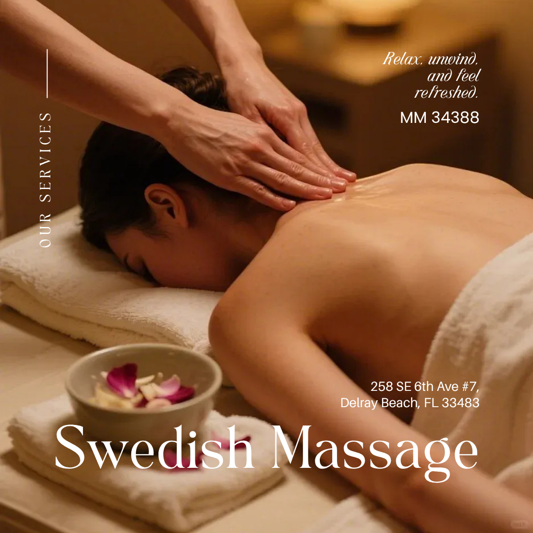 Asian Spa Massage - Swedish Massage service poster